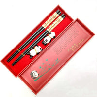 Baguettes Chinoises Bois Panda Coffret