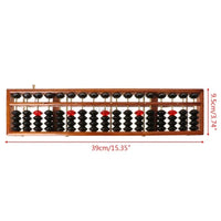 Boulier Chinois Abacus Bois 17 Chiffres