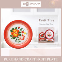 Assiettes Chinoises Plateau Fruits Acier