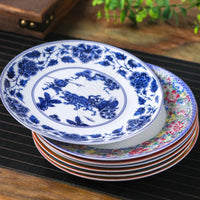 Assiettes Chinoises Motif Fleuri