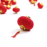 Boules Chinoises Papier Rouge Velours Cadeau