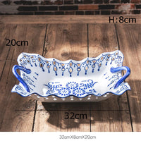 Assiettes Chinoises Plateau Double Anse