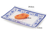 Assiettes Chinoises Rectangulaires