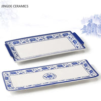 Assiettes Chinoises Rectangulaires