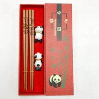 Baguettes Chinoises Bois Couverts Panda