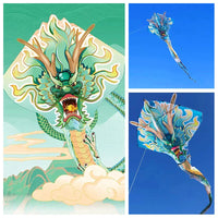 Cerf-Volant Chinois Dragon Plein Air