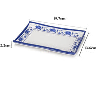 Assiettes Chinoises Rectangulaires