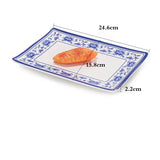 Assiettes Chinoises Rectangulaires