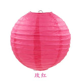 Boule Chinoise Papier Rose Ronde Déco