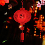 Boules Chinoises Papier Rouge Porte-Bonheur