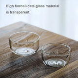 Bols Chinois Verre Transparent Café