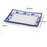 Assiettes Chinoises Rectangulaires