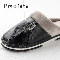 Chaussons Chinois Mousse Fourrure Cuir