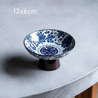 Assiettes Chinoises Plateau Pied Haut