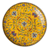 Assiettes Chinoises Motifs Dorés