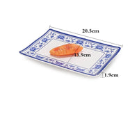 Assiettes Chinoises Rectangulaires