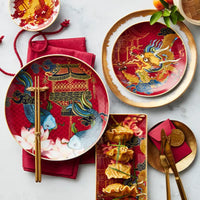 Assiettes Chinoises Dragon Phoenix