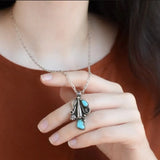 collier-pendentif-bleu-turquoise