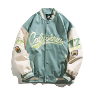 Varsity jacket cuir