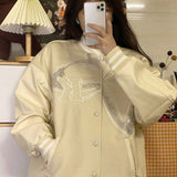 Varsity jacket beige