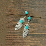 boucle-doreille-turquoise-et-argent