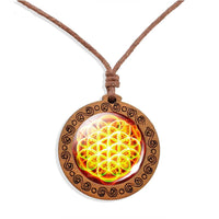 collier-annee-90-mandala-pendentif-bois-vintage