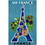 affiche-annee-70-air-france-vintage