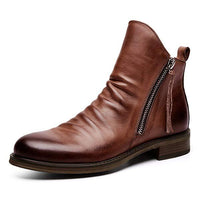 botte-annee-70-vintage-en-cuir-marron