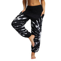 Pantalon Hippie Sarouel Noir & Blanc