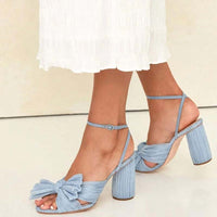 Sandales Bleues Femme Année 90
