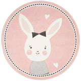 tapis-rose-annee-70-lapin